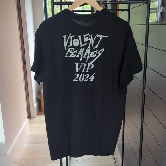 Gildan Black Tee with Artistic Graphic Violent Femmes 2024 - Picture 2 of 3